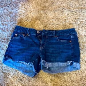 dark shorts from american eagle